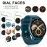 Ultimate Smartwatch Pro - Wireless Calling, Multi-Sport Mode, Heart Rate Monitoring, GPS, SMS & Information Reminders, Compatible with IOS and Android, Stylish Design for Men and Women, Changeable Wallpaper