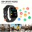 Smart Watch With Wireless Calling & Dial Function, Multi-Sport Modes, Activity Tracker, Custom Wallpaper, Compatible With IOS/Android, 1.54-inch Display - Sports Style