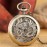 Retro Half Hunter Hollow Dragon Phoenix Design Pendant Men Women Pocket Watch Chain Fashion Cool Clock Children Gift