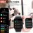 Smart Watch For Women Men, Call Functionality, Step Counter, 100+ Sports Modes, Pedometer & Alarm Compatible With IOS & Android, Ideal Gift For Couples