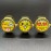 Smile Face Quartz Ring Watch Cute Funny Analog Elastic Band Finger Watch For Women Men