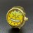 Smile Face Quartz Ring Watch Cute Funny Analog Elastic Band Finger Watch For Women Men