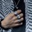 Square Mini Finger Ring Watch Punk Simple Quartz Watch Trendy Couple Finger Ring Watches Accessories