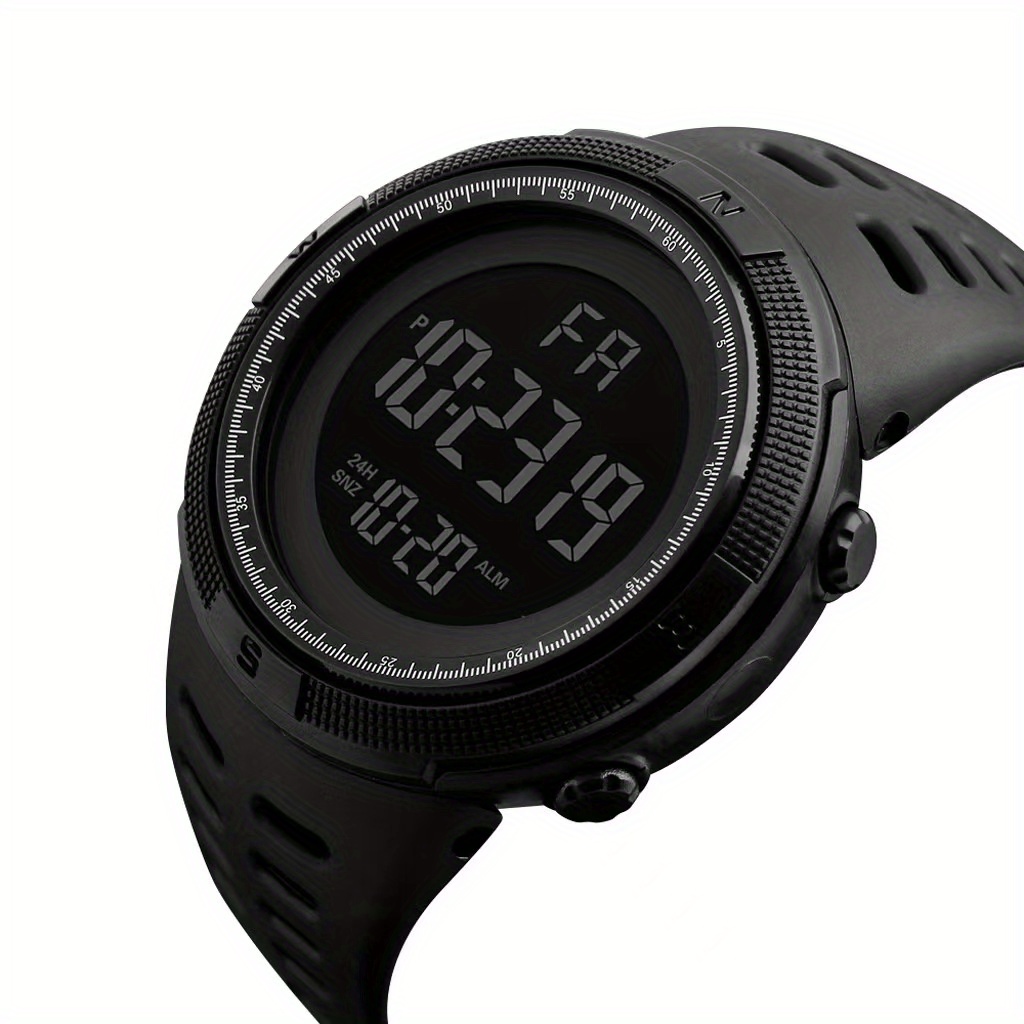 luminous watch for outdoor muilti function alarm digital wristwatch for women men students details 4
