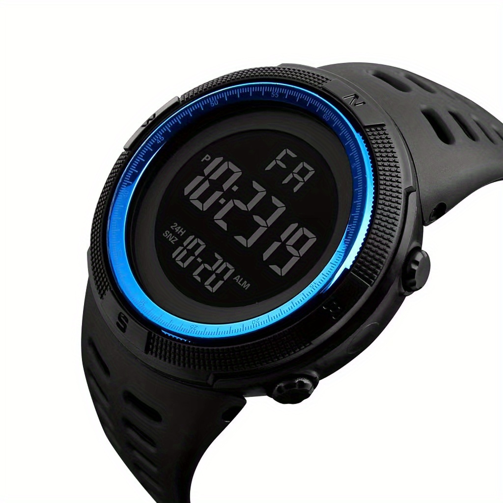 luminous watch for outdoor muilti function alarm digital wristwatch for women men students details 6