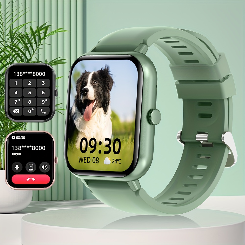 2024 new 1 83 full touch screen smartwatch wireless calling fitness with 100 modes pedometer calorie counter for men and women details 8