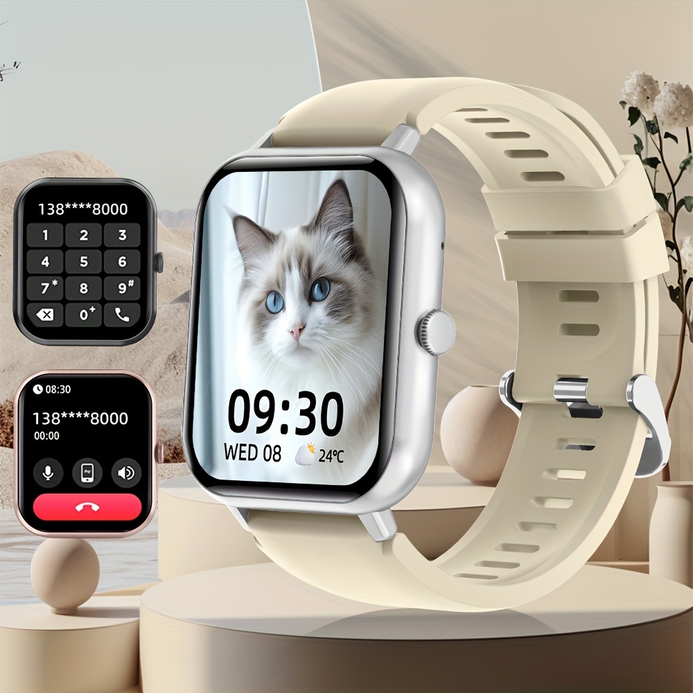 2024 new 1 83 full touch screen smartwatch wireless calling fitness with 100 modes pedometer calorie counter for men and women details 10