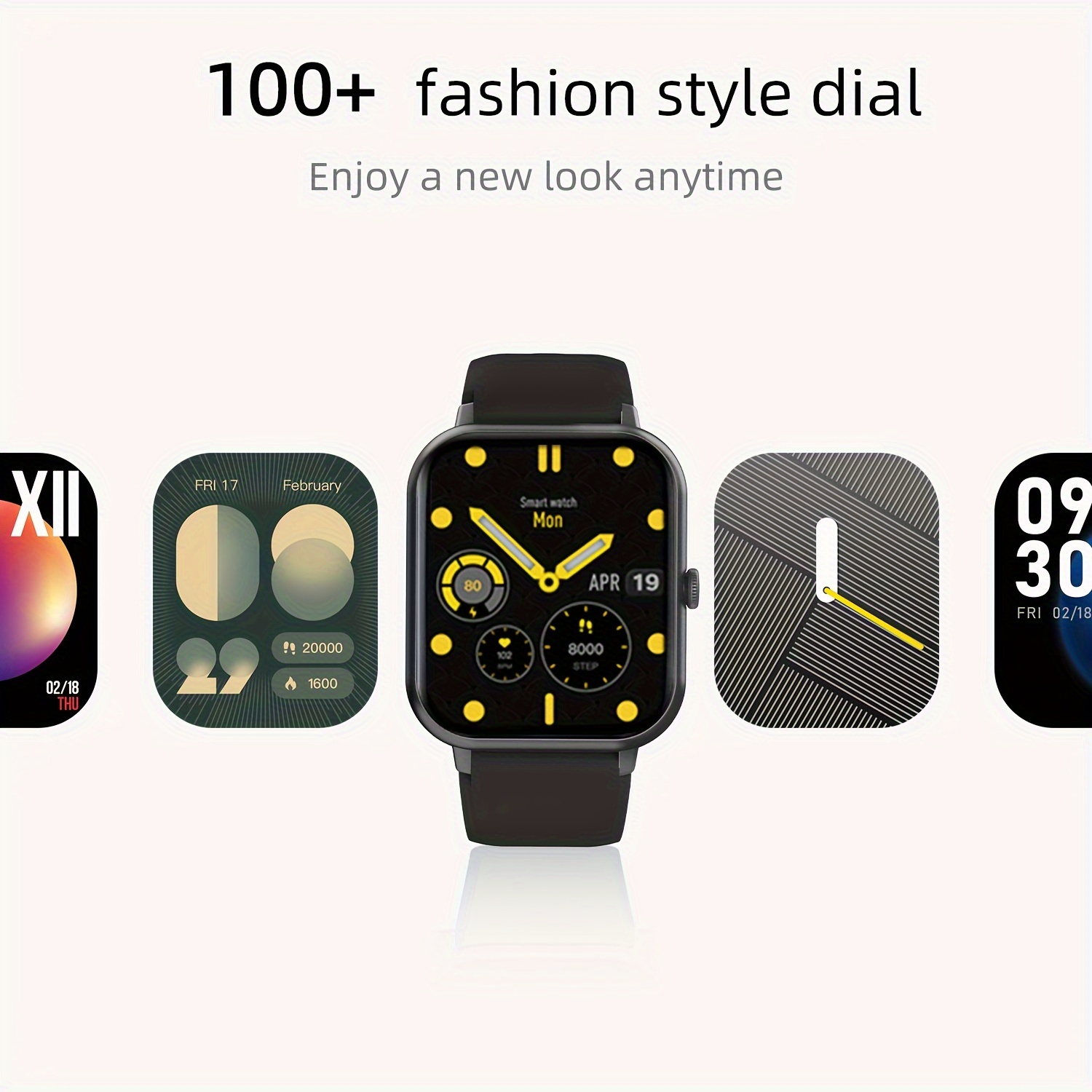 2024 new 1 83 full touch screen smartwatch wireless calling fitness with 100 modes pedometer calorie counter for men and women details 13