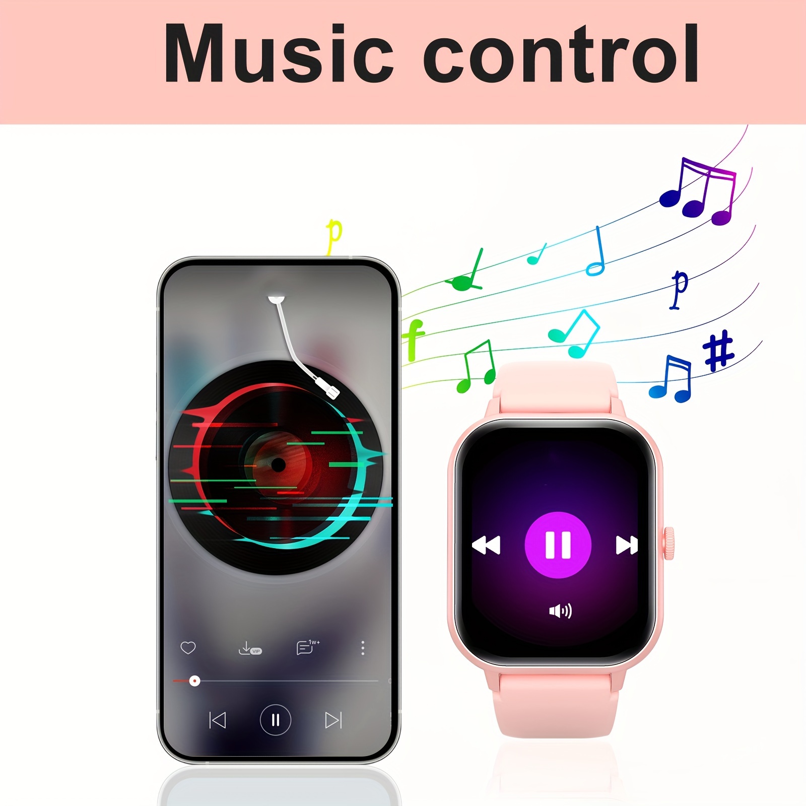 smart watch with wireless calling dial function multi sport modes activity custom wallpaper compatible with ios android 1 54 inch display sports style details 1