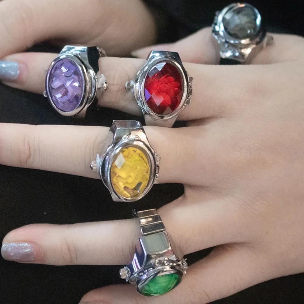y2k luxury rhinestone quartz ring watch fashion stretchy band finger watch gift for women female details 6